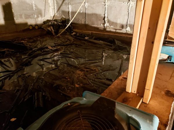 Crawlspace Water Cleanup in Anderson